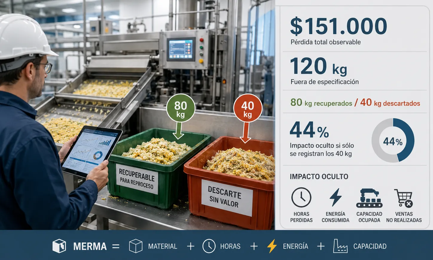 Cómo convertir desperdicios y mermas en impacto económico
